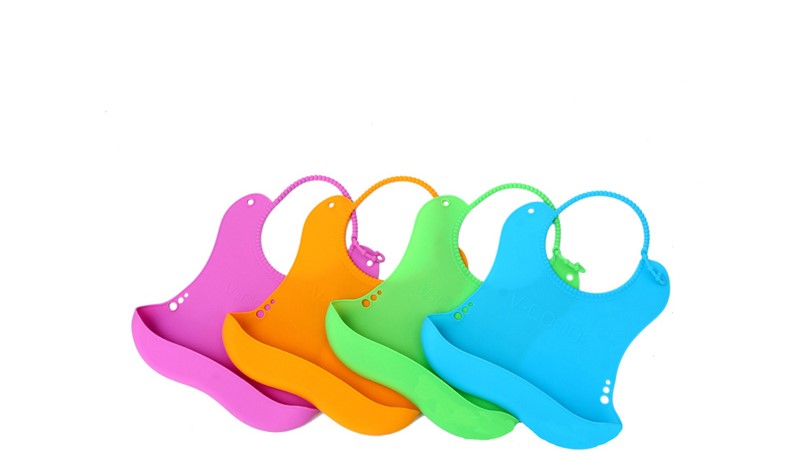 硅膠材質(zhì)制造的嬰幼兒硅膠圍兜